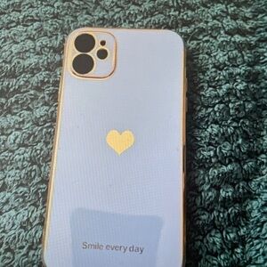 Elegant Gold Heart Phone Case